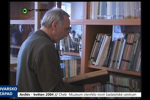 obrázek:2004 – Cheb: Muzeum otevřelo nové badatelské centrum (TV Západ)
