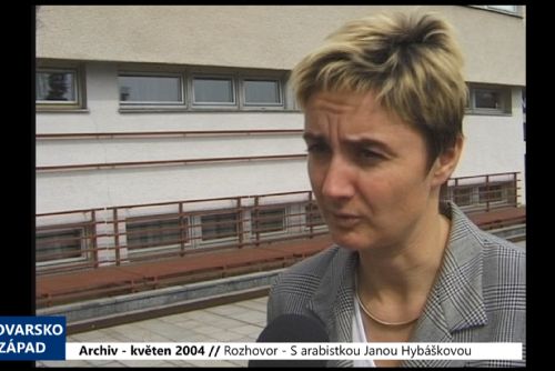 obrázek:2004 – Cheb: Rozhovor – S arabistkou Janou Hybáškovou (TV Západ)