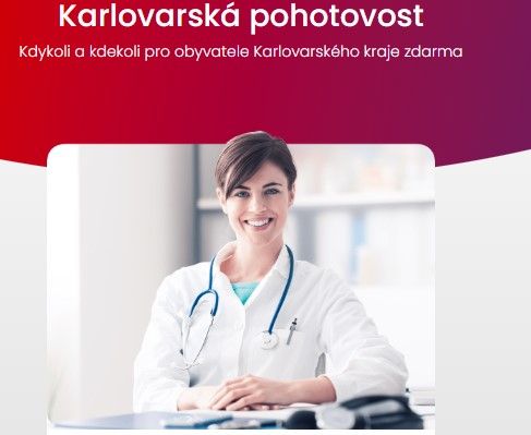 K aplikaci on-line pohotovosti je registrováno skoro dvacet tisíc obyvatel Karlovarského kraje