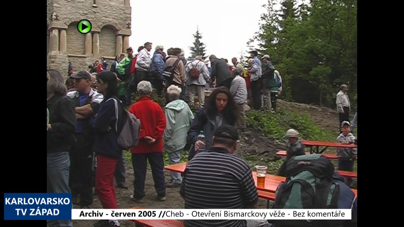 2004 – Cheb: Bez komentáře – Otevření Bismarckovy věže (TV Západ)