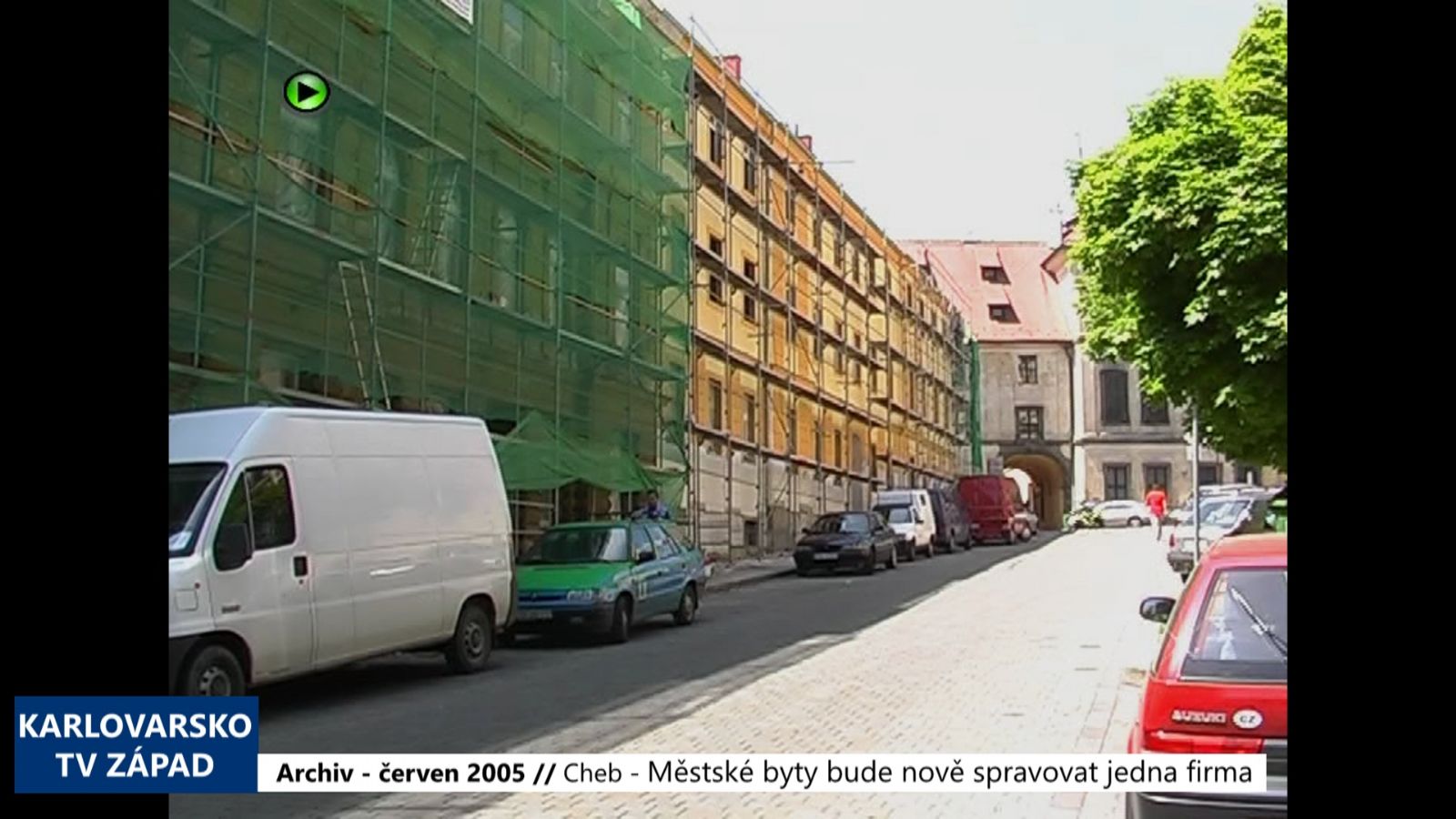 2005 – Cheb: Městské byty bude nově spravovat jedna firma (TV Západ)
