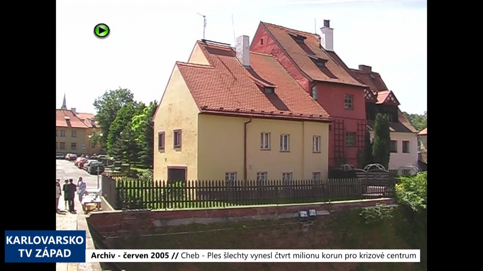 2005 – Cheb: Ples šlechty vynesl čtvrt milionu korun pro krizové centrum (TV Západ)