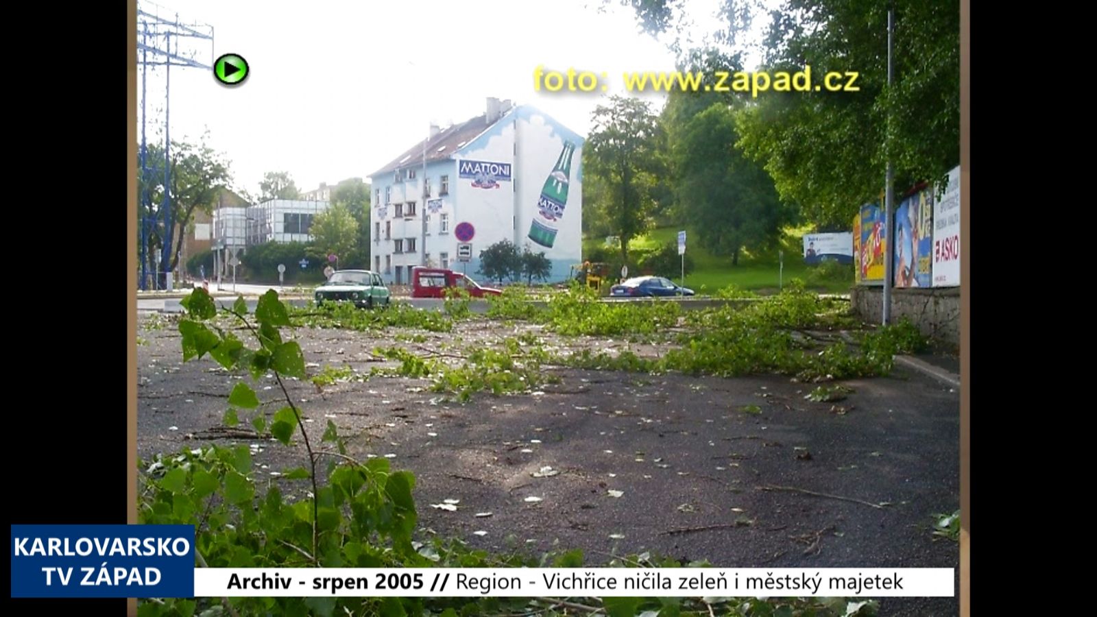 2005 – Region: Vichřice ničila zeleň i městský majetek (TV Západ)