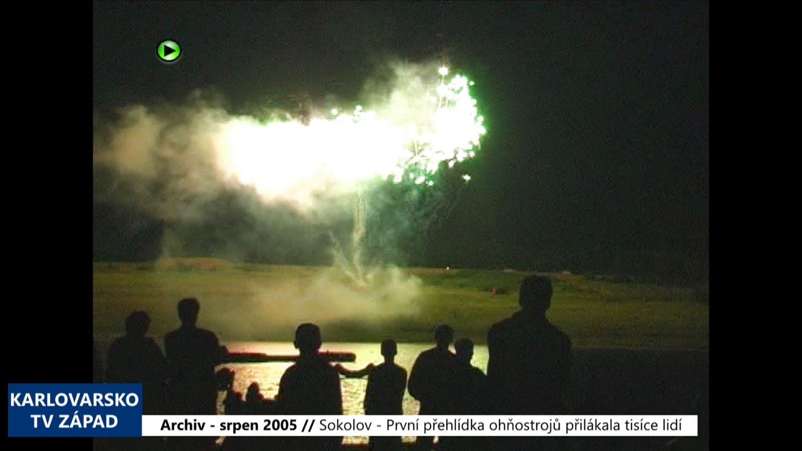 2005 – Sokolov: První přehlídka ohňostrojů přilákala tisíce lidí (TV Západ)