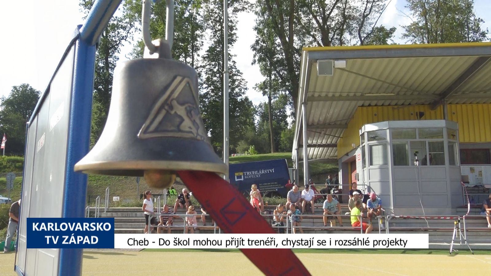 Cheb: Do škol mohou přijít trenéři, chystají se i rozsáhlé projekty (TV Západ)
