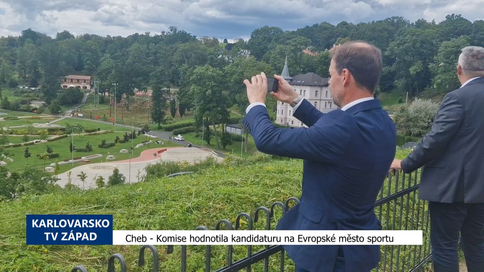 Cheb: Komise hodnotila kandidaturu na Evropské město sportu (TV Západ)