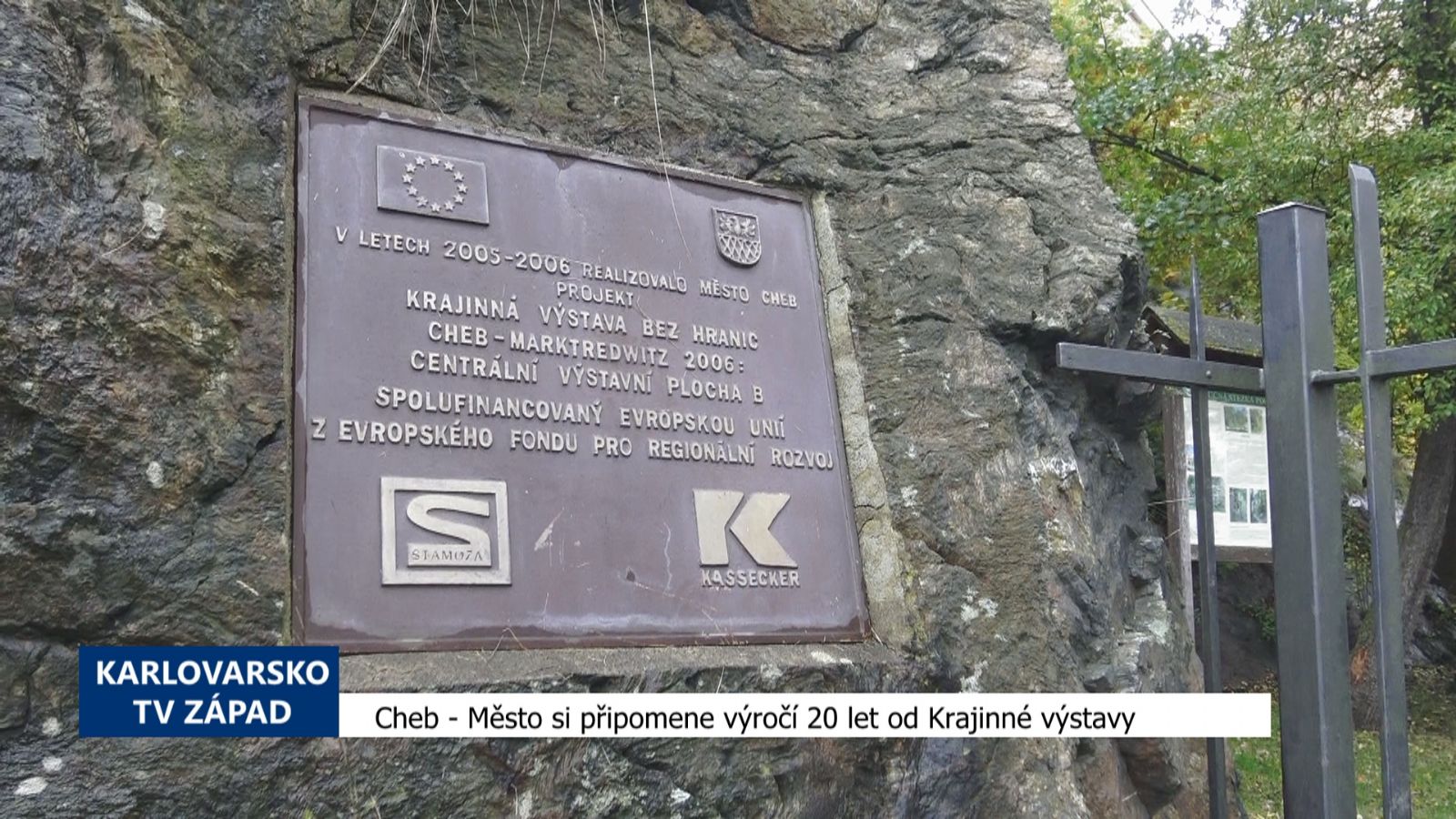 Cheb: Město si připomene výročí 20 let Krajinné výstavy (TV Západ)