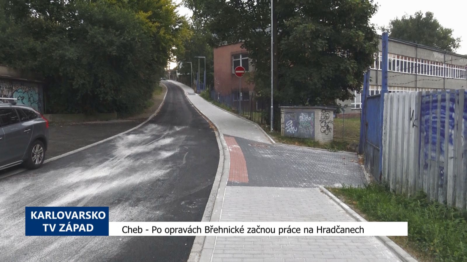Cheb: Po opravách Břehnické začnou práce na Hradčanech (TV Západ)