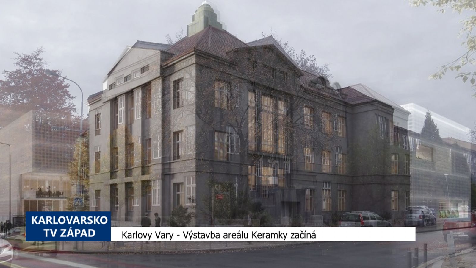 Karlovy Vary: Výstavba areálu Keramky začíná (TV Západ)