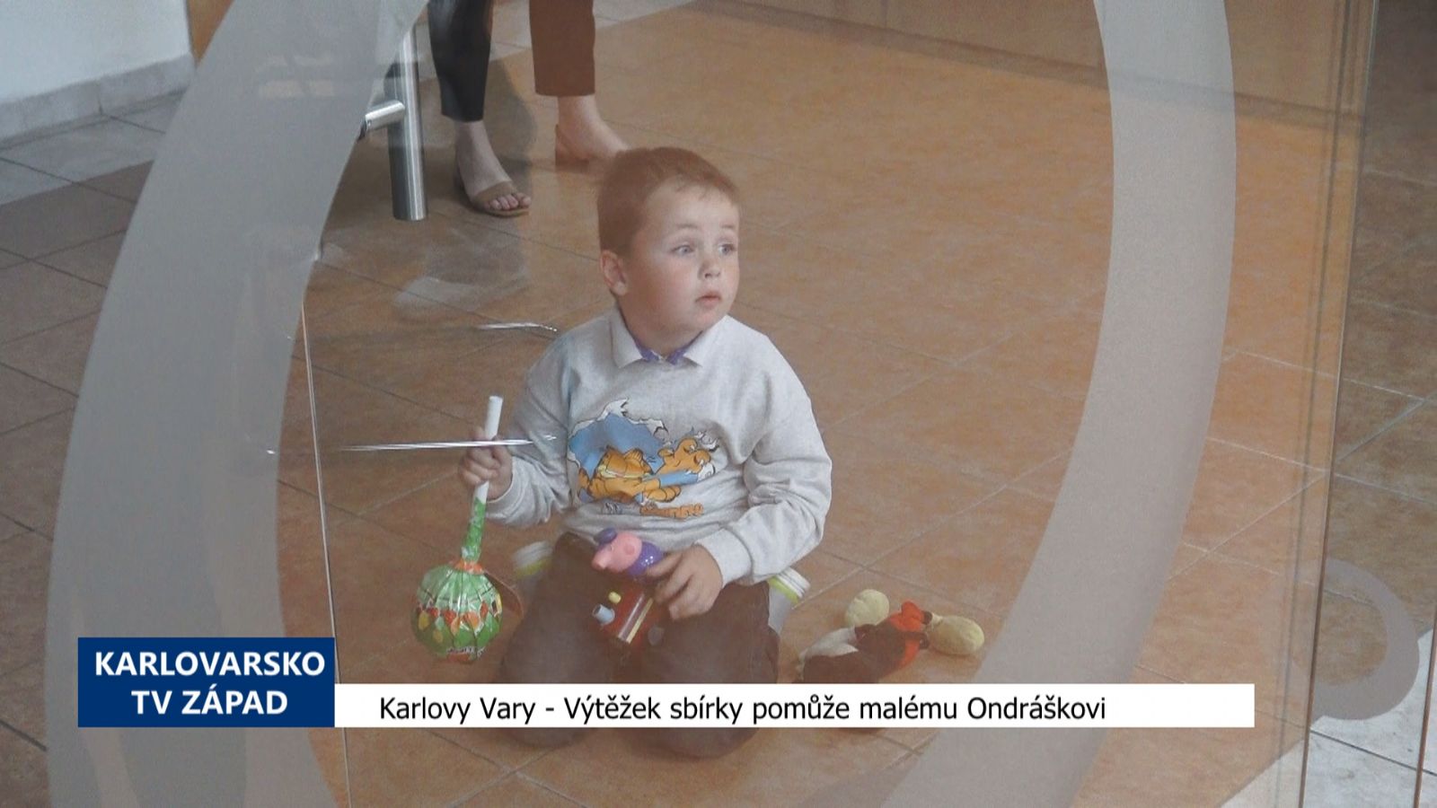 Karlovy Vary: Výtěžek sbírky pomůže malému Ondráškovi (TV Západ)