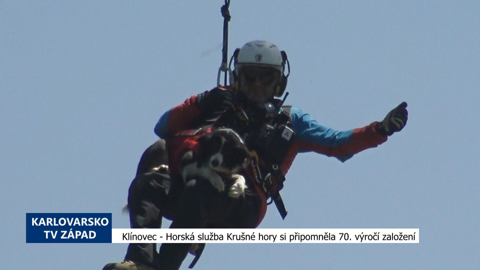Klínovec: Horská služba Krušné hory si připomněla 70. výročí založení (TV Západ)