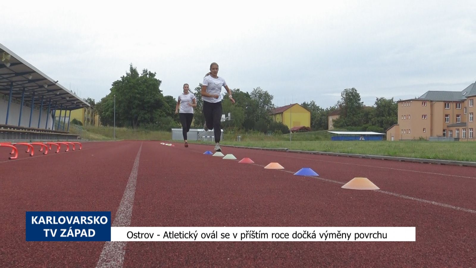 Ostrov: Atleticky ovál se v příštím roce dočká výměny povrchu (TV Západ)