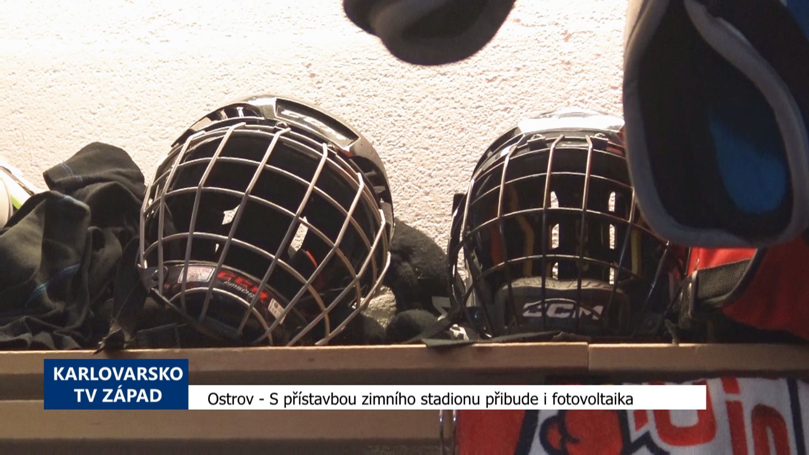 Ostrov: S přístavbou zimního stadionu přibude i fotovoltaika (TV Západ)