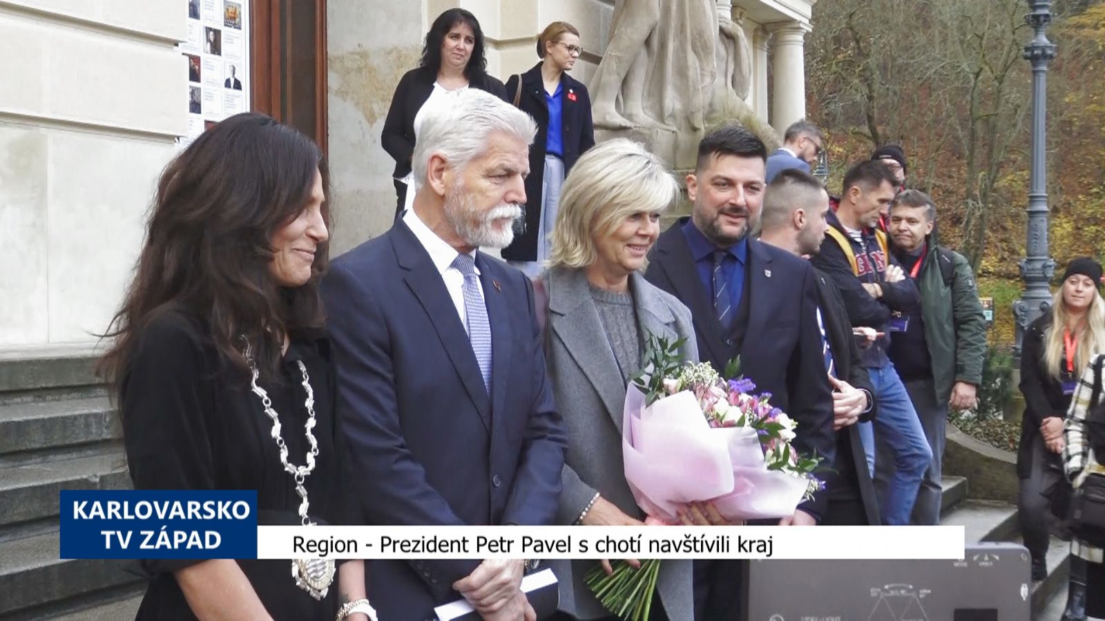 Prezident Petr Pavel s chotí navštívili kraj (TV Západ)
