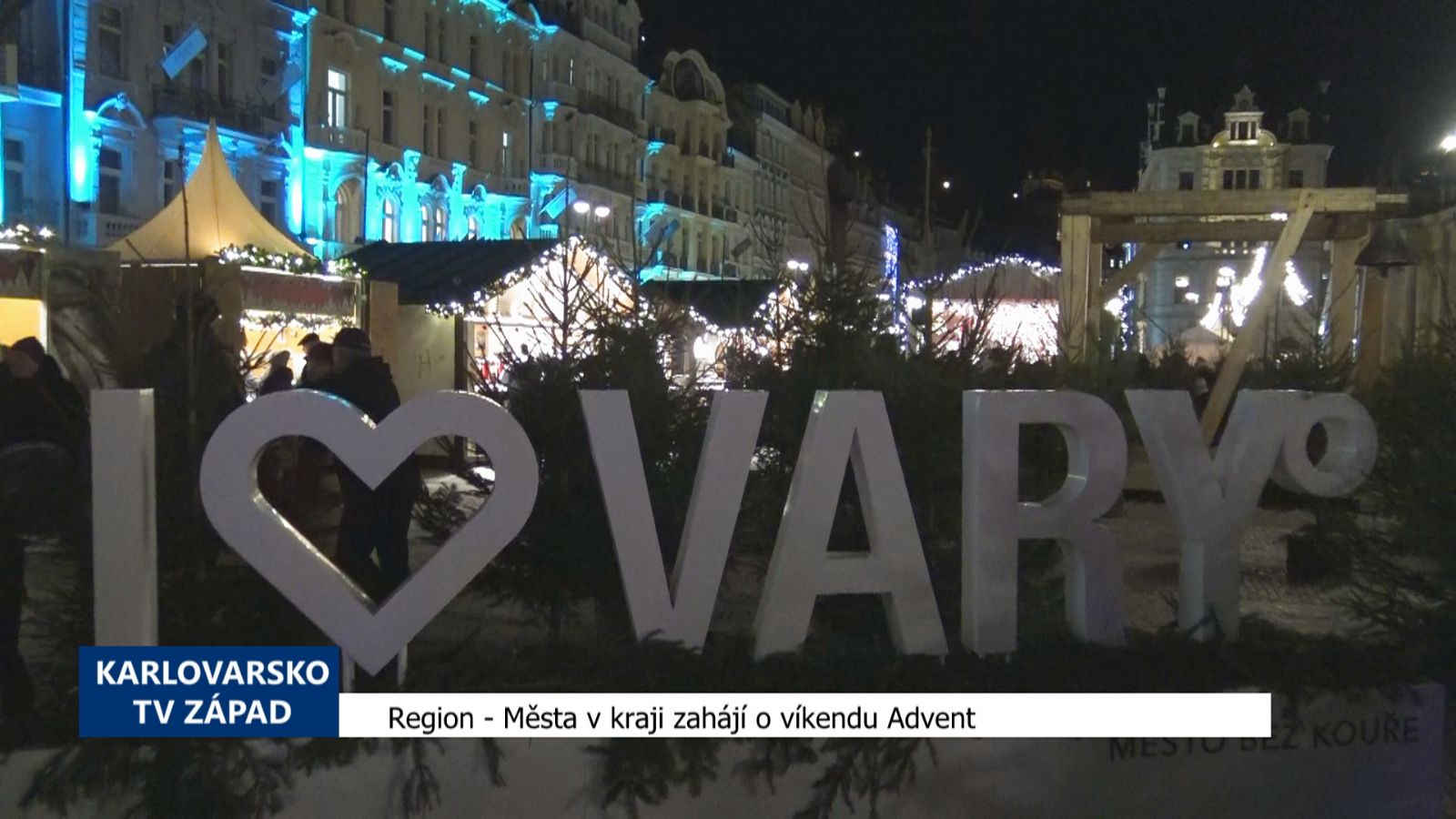 Region: Města v kraji zahájí o víkendu Advent (TV Západ)