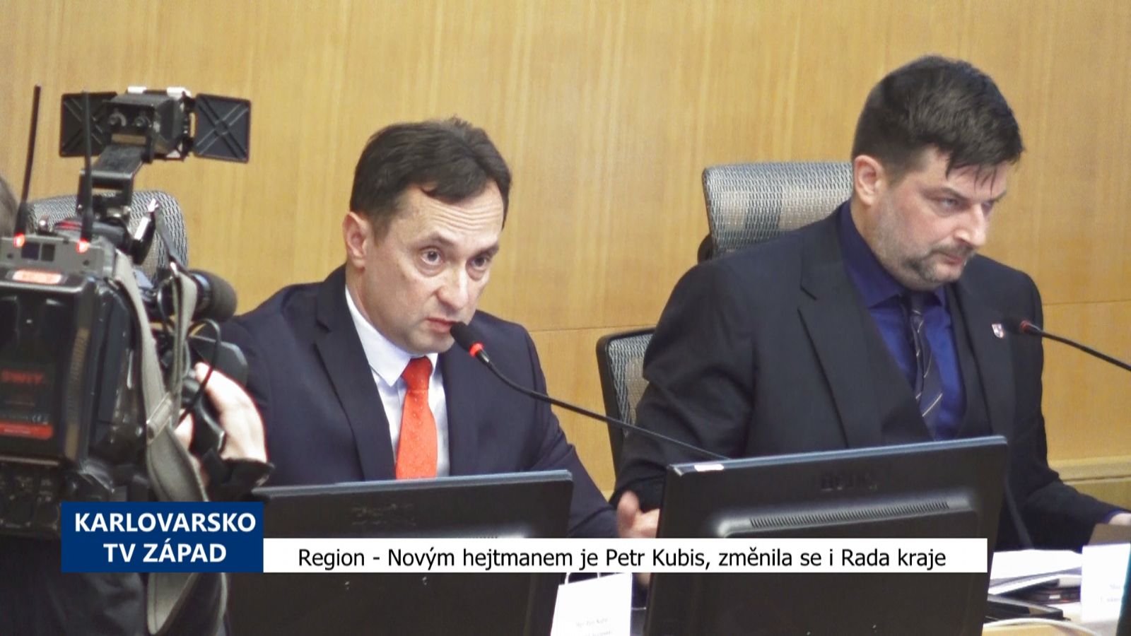 Region: Novým hejtmanem je Petr Kubis, změnila se i Rada kraje (TV Západ)