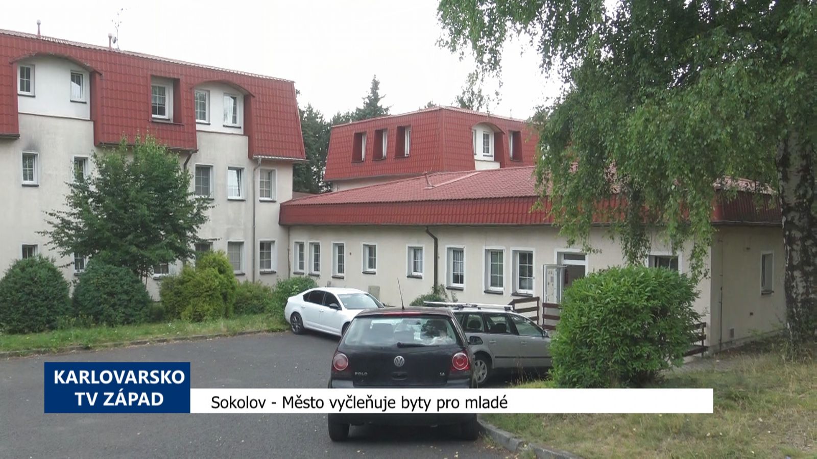 Sokolov: Město vyčleňuje část bytů pro mladé (TV Západ)