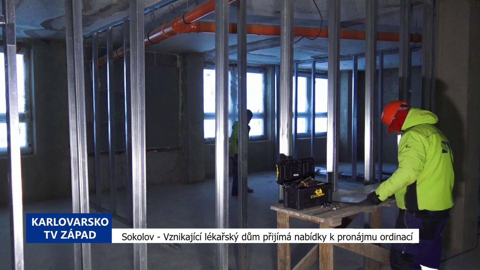 Sokolov: Vznikající lékařský dům přijímá nabídky k pronájmu ordinací (TV Západ)