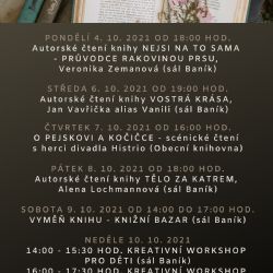 Navštivte Týden knihoven ve Zbůchu a buďte blíže knihám, blíže fantazii!