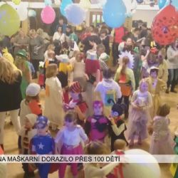 Bochov: Na maškarní dorazilo přes 100 dětí (TV Západ)