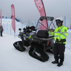 Boží Dar: Policisté zajišťovali bezpečnost na MS juniorů