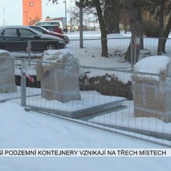 Cheb: Další podzemní kontejnery vznikají na třech místech (TV Západ)