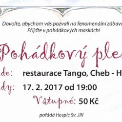 Cheb: Ples Hospice Sv. Jiří již tento pátek