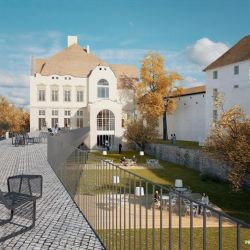 Cheb: Projekt přístavby knihovny pokračuje