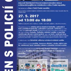 Karlovy Vary: Přijďte na akci Den s Policií České republiky