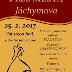 Jáchymov: Ples města se koná poslední sobotu v únoru