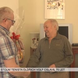 Kynšperk: Stolní tenista Volf oslavil 75 let (TV Západ)
