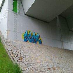 Sokolovsko: Posprejoval most na dálnici