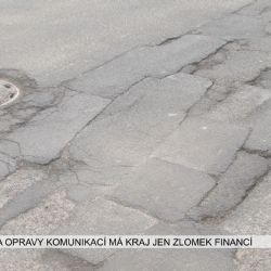 Region: Na opravy komunikací má kraj jen zlomek financí (TV Západ)