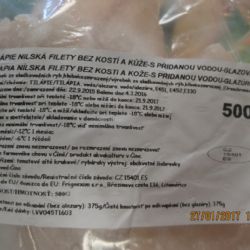 Region: Pozor na filety Tilápie Nilské. Inspekce nařídila stažení