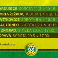 Sokolov: Aktuální přehled domácích zápasů Baníku