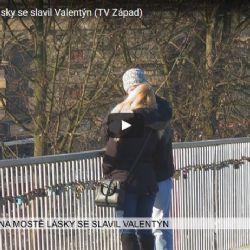 Sokolov: Na Mostě lásky se slavil Valentýn (TV Západ)
