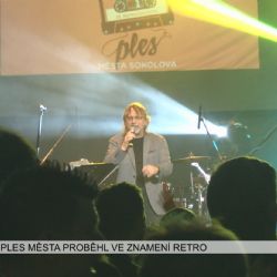 Sokolov: Ples města proběhl ve znamení retro (TV Západ)