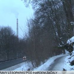 Sokolov: Úpravy lesoparku pod Hardem začaly (TV Západ)