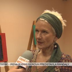 Velká Hleďsebe: Irena Budweiserová představila mandaly (TV Západ)