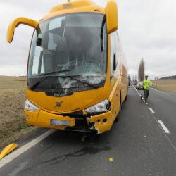 Verušičky: Nehodu na šestce zavinil řidič autobusu