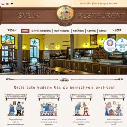Společnost UNIWEB s.r.o. je oficiálním dodavatelem www stránek ŠVEJK RESTAURANT v ČR
