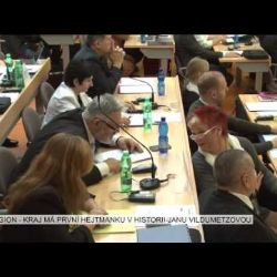 Region: Kraj má první hejtmanku v historii – Janu Vildumetzovou (TV Západ)