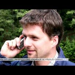 Karlovy Vary: Na březovské přehradě se na zimu přeruší opravy (TV Západ)