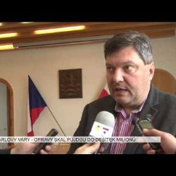 Karlovy Vary: Opravy skal nad obchvatem půjdou do desítek milionů (TV Západ)