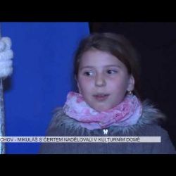 Bochov: Mikuláš s čertem nadělovali v kulturním domě (TV Západ)