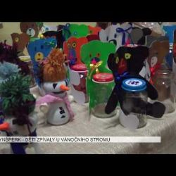 Kynšperk: Děti zpívaly u vánočního stromu (TV Západ)