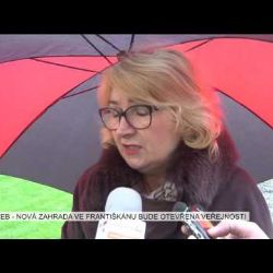 Cheb: Nová zahrada ve Františkánu bude otevřená veřejnosti (TV Západ)