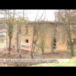 Cheb: V druhé etapě demolice kasáren půjde k zemi 11 nemovitostí (TV Západ)