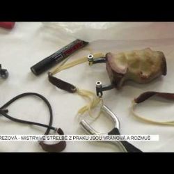 Březová: Mistry ve střelbě z praku se stali Vránová a Rozmuš (TV Západ)