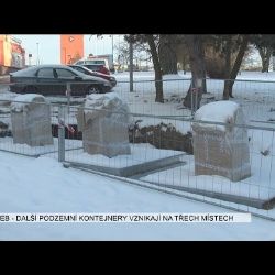 Cheb: Další podzemní kontejnery vznikají na třech místech (TV Západ)